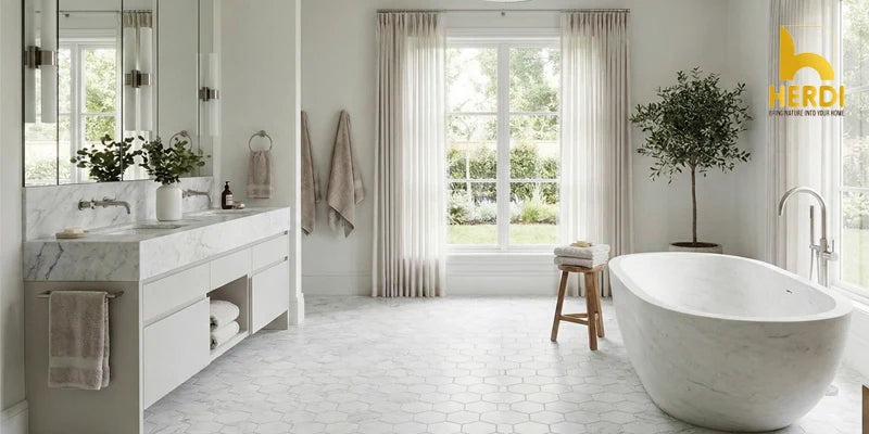Bathroom Floor Tiles Selection - Why Natural Stone is the Best Choice