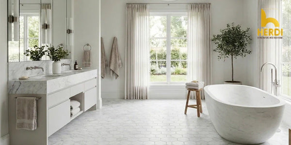 Bathroom Floor Tiles Selection -  Why Natural Stone is the Best Choice