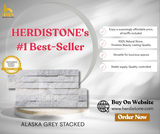 Alaska Grey Stacked - Corner