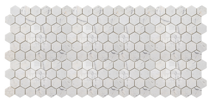 Cararra 2" Hexagon