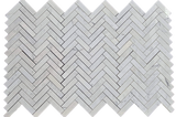 Cararra 1x3" Herringbone