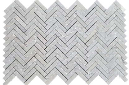 Cararra 1x3" Herringbone