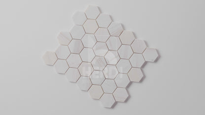 Vanilla Mocha 2" Hexagon